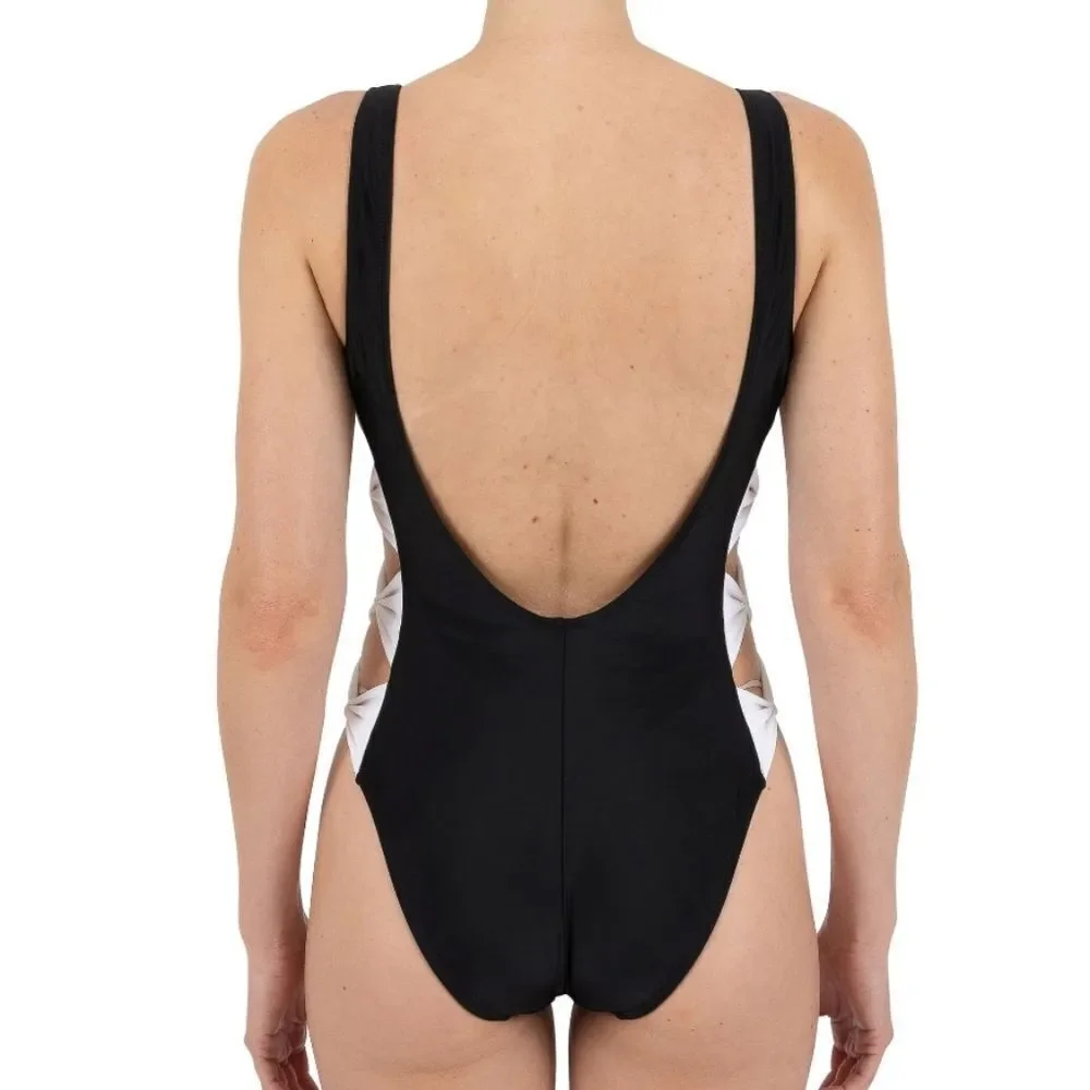Cyn & Luca XL Opal Side Bow One Piece Swimsuit - NEW